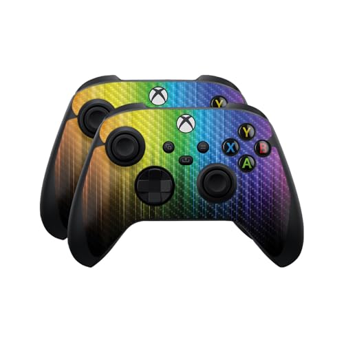 Carbon Fiber Skin Compatible with Microsoft Xbox Series X|S Controller (2 Pack)…