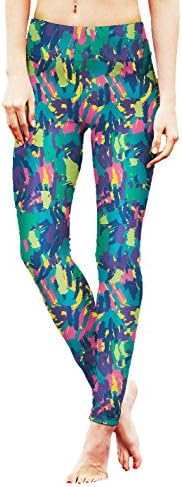 elsefour Women's Printed High-Waist Leggings