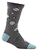 DARN TOUGH (Style 1610) Women's Garden Lifestyle Sock - Gray, Medium