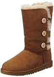 UGG-« Bailey Button Triplet Boot Kids Size 3, Chestnut