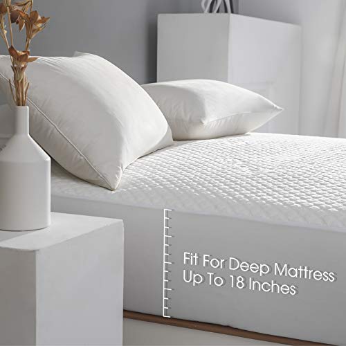 King Size Waterproof Mattress Protector Rayon from Bamboo Fitted