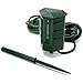 Outdoor Power Stake with Electronic Countdown Timer, 6 Grounded Outlet Power Strip with Weatherproof Covers