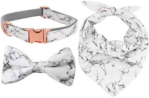 Free Sunday Dog Collar Bow Tie and Bandana
