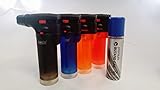 Eagle 4in Torch Lighter Pack of 4 with FREE LAL
