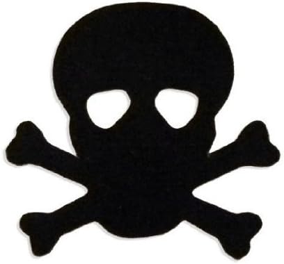 Skull & Crossbones Pirate Tanning Stickers 100 Pack