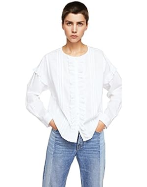 Women's Openwork Detail Blouse
