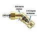 Tool Daily Quick Connecting Pivoting Coupler for Pressure Washer Nozzle, Cleaning Hard to Reach Areas, 3600 PSI 1/4” Plug, 360 Degree Rotation