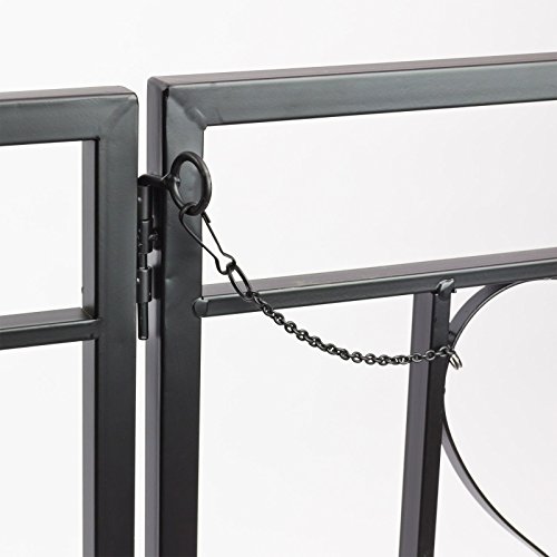 Rosenbogen Torbogen Rankhilfe Rankgitter Pergola Metall schwarz Dover – Bild 6