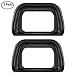 AFUNTA Viewfinder Eyepiece/Eyecup Compatible Sony Alpha A6000 A6300 A7000 NEX-6 NEX-7 FDA-EV1S Camera FDA-EP10(2 Pack)