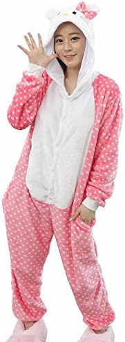 Jadeys Children's Animal Costume Onesies Sleepers Pyjamas by (Hello Kitty, Small)