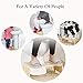 Toilet Stool, Wood Squatting Toilet Stool Bathroom Step Stool Household Anti-Skid Heightened Thickened for Adult Pregnant Elder Toddler Children, 6.3 Inch Height