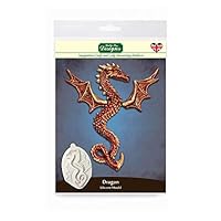 Katy Sue Serpent Dragon Silicone Mold for Cake Decorating, Cupcakes, Sugarcraft, Cookies, Crafts, Cards and Candies, Food Safe Approved, Made in The UK