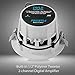 Pyle 4″ Pair of Bluetooth Flush Mount In-wall In-ceiling 2-Way Home Speaker System Built-in LED Lights Aluminum Housing Spring Clips Polypropylene Cone & Tweeter 2 Ch Amplifier 160 Watts (PDICBTL4)thumb 1