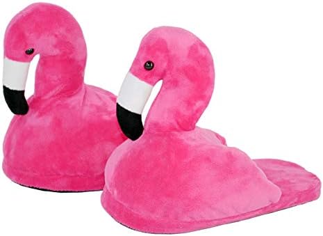pink flamingo slippers