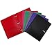 MAKHISTORY Heavy Duty Plastic Pocket Folders with 3 Holes - 6 Pack, Extra Tough 2 Pocket Folders Fit 3 Ring Binder, includes Business Card Slot, Letter Size, Assorted Colors