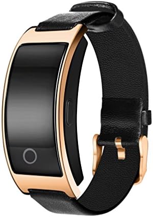Heart Rate/Blood Oxygen / Blood Pressure/Sleep Monitor BLuetooth Waterproof Smart Wristband CK11S Fitness Recording , Activity Tracker Smart Business Watch for Android &amp; IOS. (Gold)