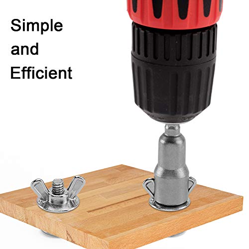 PAGOW Power Wing Nut Driver Set, Wing Nut Drill Bit Socket Wrench Tool