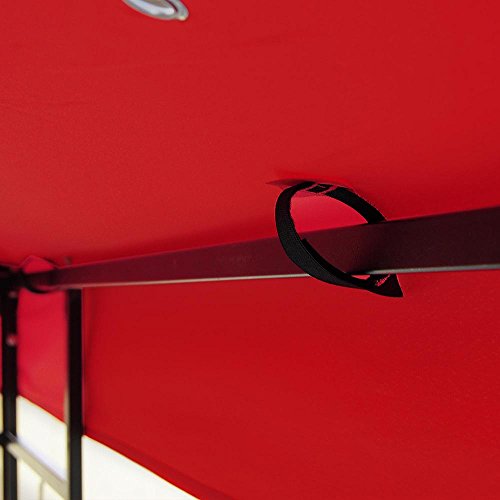 Koval Inc. 12’x12’ Square Replacement Top for Canopy Gazebo (Red)