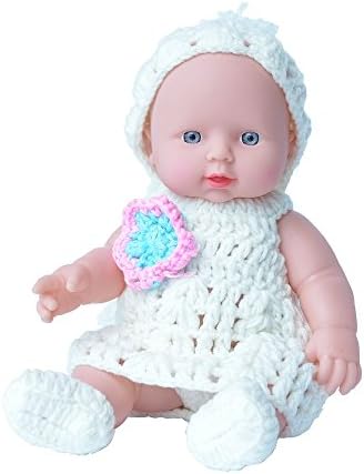 Baby Doll, Rifi 11-inch Washable Nontoxic Latex Body Play Dolls For Children 18 Months Up, Changable Clothes