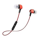 Bluetooth Headphones SporTop Wireless Sports Earphones In Ear Wireless Earbuds 4.2,Best Wireless Sports Earphones w/Mic for Gym Running Workout Noise Cancelling Headsets(Red)