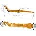 FunFitness Bike Tire Lever - Gold - Premium Hardened Plastic Levers to Repair Bicycle Tube - Must Have Tool Kit for Road Bicyclist - Set of 3