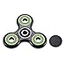 TOMOMO Tri-Spinner Fidget Toy With Premium Hybrid Ceramic Bearing (Black-green)