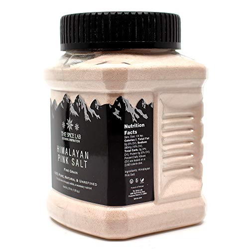 The Spice Lab Himalayan Pink Salt - Super Fine 2.75 Tub - Gourmet Pure Crystal - Pink Himalayan Salt is Nutrient and… - Image 3