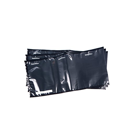 11" x 24" Clear & Black Vacuum Sealer Bags SNS 300 - Thumbnail 4