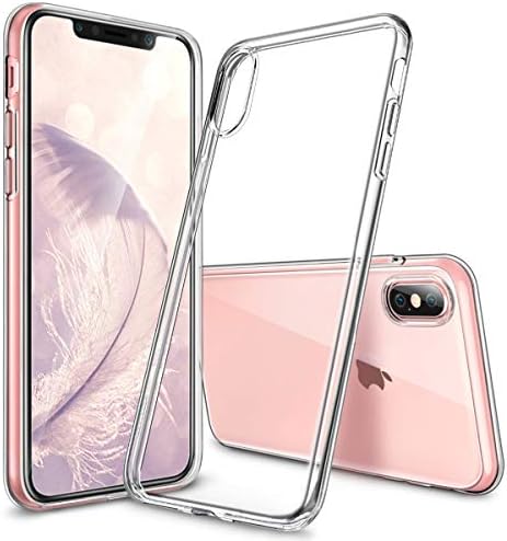 AOSHR Phone Case Compatible iPhone Xs/iPhone X, Slim Clear Soft TPU Cover Crystal Clear Cases Shock Absorbing & Scratch Resistant Compatible iPhone X (2017), iPhone Xs (2018) Clear 02