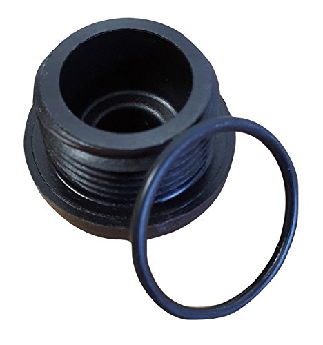 Threaded Plug Set by IrriFix - 4-Pack - 1 Inch NPT with O-Ring and IrriFix Storage Box