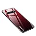 Case for Samsung S10 Plus,with Tempered Glass Quality Back,TPU Frame Hybrid Shell,Slim Covers,Anti-Drop