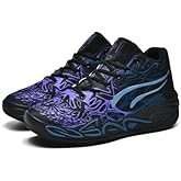 Y2K Basketball Boots Mesh Breathable Fire Stylish Shoes for Sports and Casual Wear with Unique Flame Design Mid-Top Casual Ankle