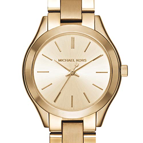 Michael Kors Mini Slim Runway Stainless Steel Watch - Image 5