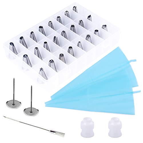 53 Pieces Cake Decorating Kits Supplies for Baking Cookies by THETIS Home