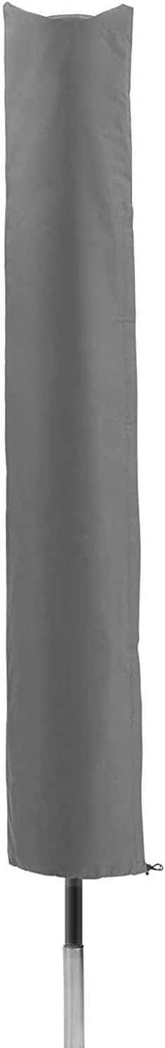 PATIO PLUS Parasol Cover 153x30x30cm Waterproof 600D Oxford Grey