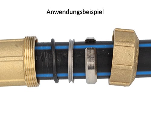 MS-Klemmverbinder Deckenwinkel mit IG 1 Zoll x Ø 32 mm - für PE-Rohr – Bild 4