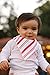 3-pack Holiday Bandana Baby Bibs With Snaps, Christmas Drool Bibs for Baby Girls and Boys 100% Organic Cotton by Numu Baby