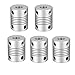 RANIT 5Pcs 8mm to 8mm Shaft Coupling 25mm Length 19mm Diameter Stepper Motor Coupler Aluminum Alloy Joint Connector for 3D Printer CNC Machine DIY Encoder