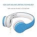 Wired Volume Limited Kids Headphones with Microphone and Music Sharing for Boys Girls Children by Agolds (Blue)