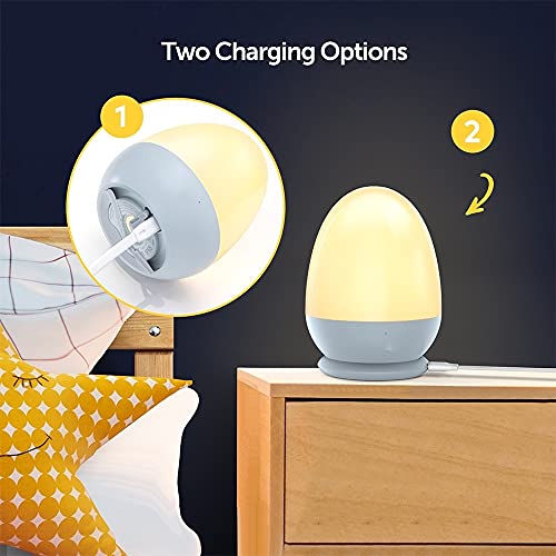 JolyWell Night Lights For Kids With Stable Charging Pad, ABS+PC Bedside