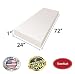 FoamRush FM012472 High Density Upholstery Foam Cushion, Seat Replacement, Upholstery Sheet 1" x 24" x 72"