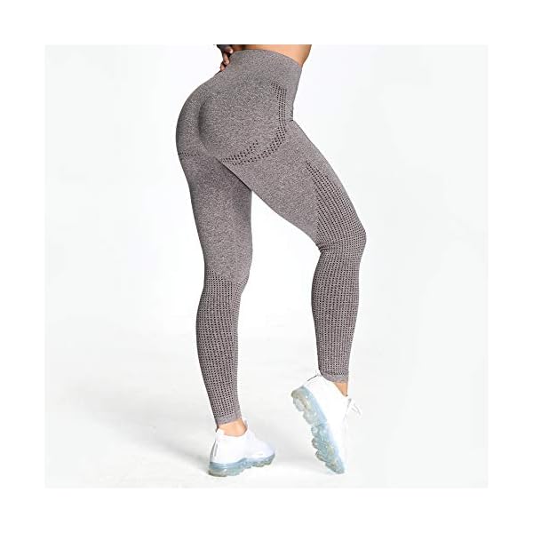 Aoxjox Women's High Waist Workout Gym Seamless Leggings Fitness Mart Pro