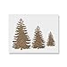 Pine Trees Stencil - Large Tree Stencil, Nature Stencils, National Park, Tree Template, Tree Deco