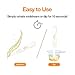 Easy@Home 8 Ovulation Test and 2 Pregnancy Test Sticks, Midstream Fertility Tests, Powered by Premom Ovulation Predictor App and Period Tracking Free iOS and Android App, 8LH+2HCG