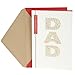 Hallmark Valentine's Day Card for Dad (Gold Scrolls)