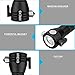 XREXS Solar Powered LED Car Flashlight Multi-Function Solar Escape Rescue Flashlight, USB Charger and Solar Charger, Portable Flashlight for Hiking, Camping, Traveling