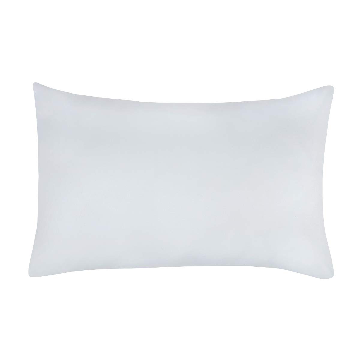 Sleepdown Super Soft Plain Dye Housewife Pillowcase Pair Pack Thermal Warm Cosy Pillow Cover - 50cm x 75cm - White, 5056242769118