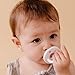 Ryan & Rose Cutie PAT Pacifier Teether (Flat, White)
