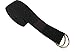 Clever Yoga - 8 ft Yoga Strap for Exercise & Physical Therapy, Leg Stretching Strap Yoga Accessories & Stretching Equipment, Leg Stretcher Straps for Women & Men, Home Workout Essentials - Black