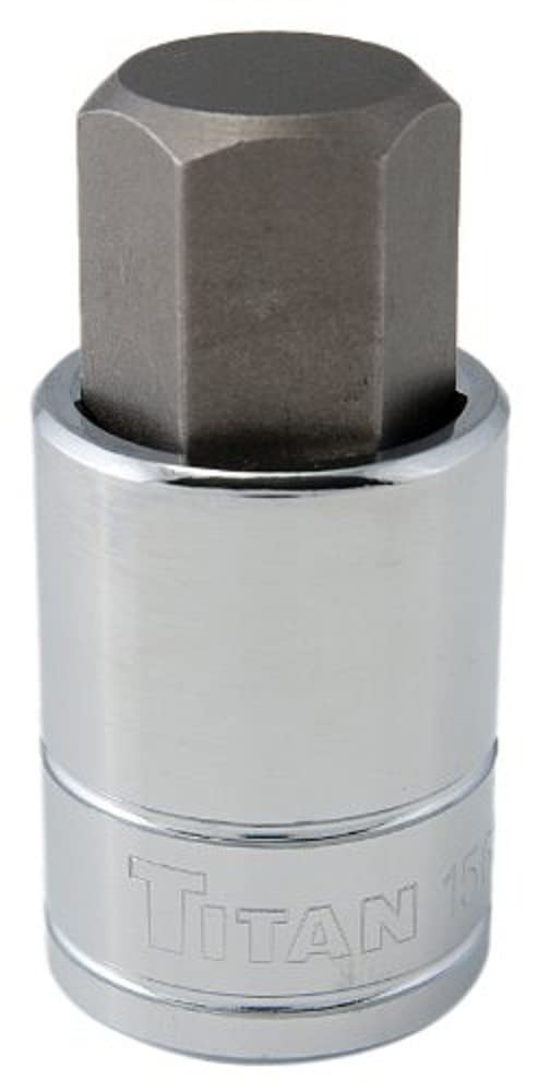 Titan 15666 1/2-Inch Drive x 3/4-Inch Hex Bit Socket